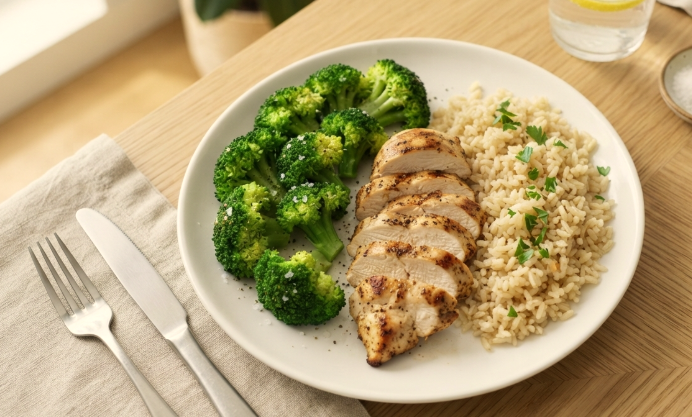 Broccoli contains dietary fibre